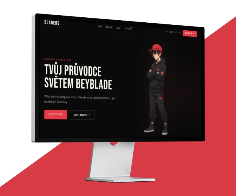 Náhled projektu Bladers.eu