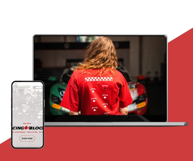 Náhled projektu Racingblood.eu